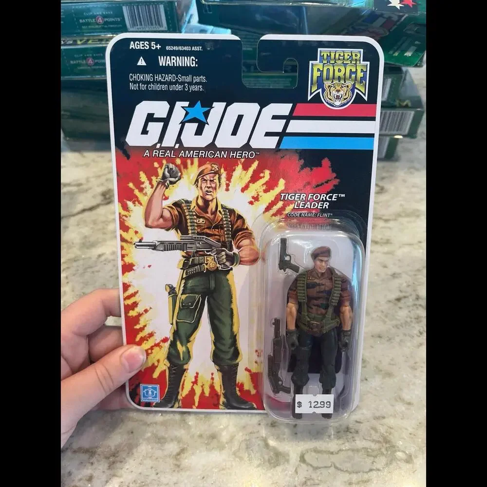 2007 GI Joe Flint‎ Tiger Force Leader Hasbro 25th Anniversary New Action Figure